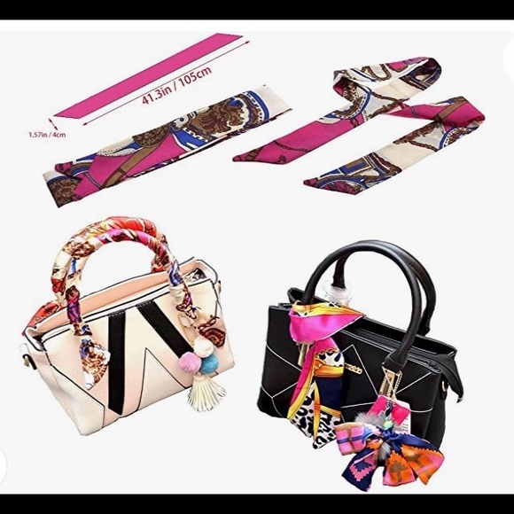 Silk twilly scarves - Picture 3 of 6